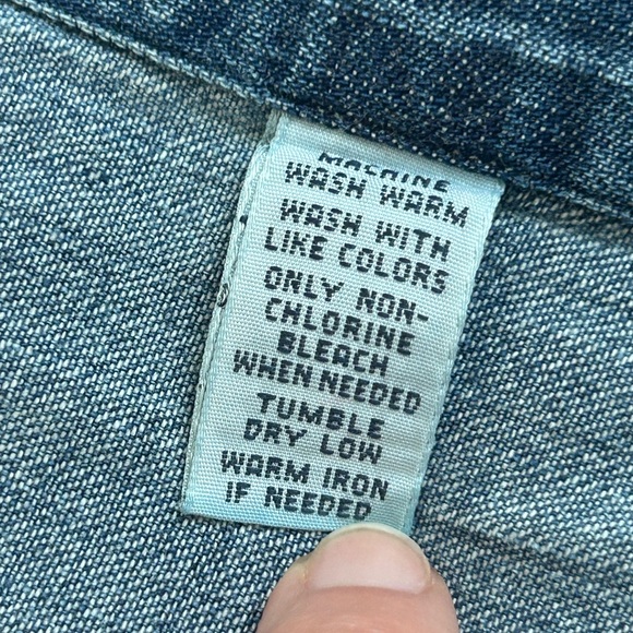 VINTAGE RALPH LAUREN Men's Denim Classic Fit Shirt Lightweight 100% Cotton XXL - Picture 7 of 8